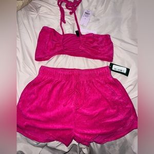 Terry cloth beach/vacation matching set